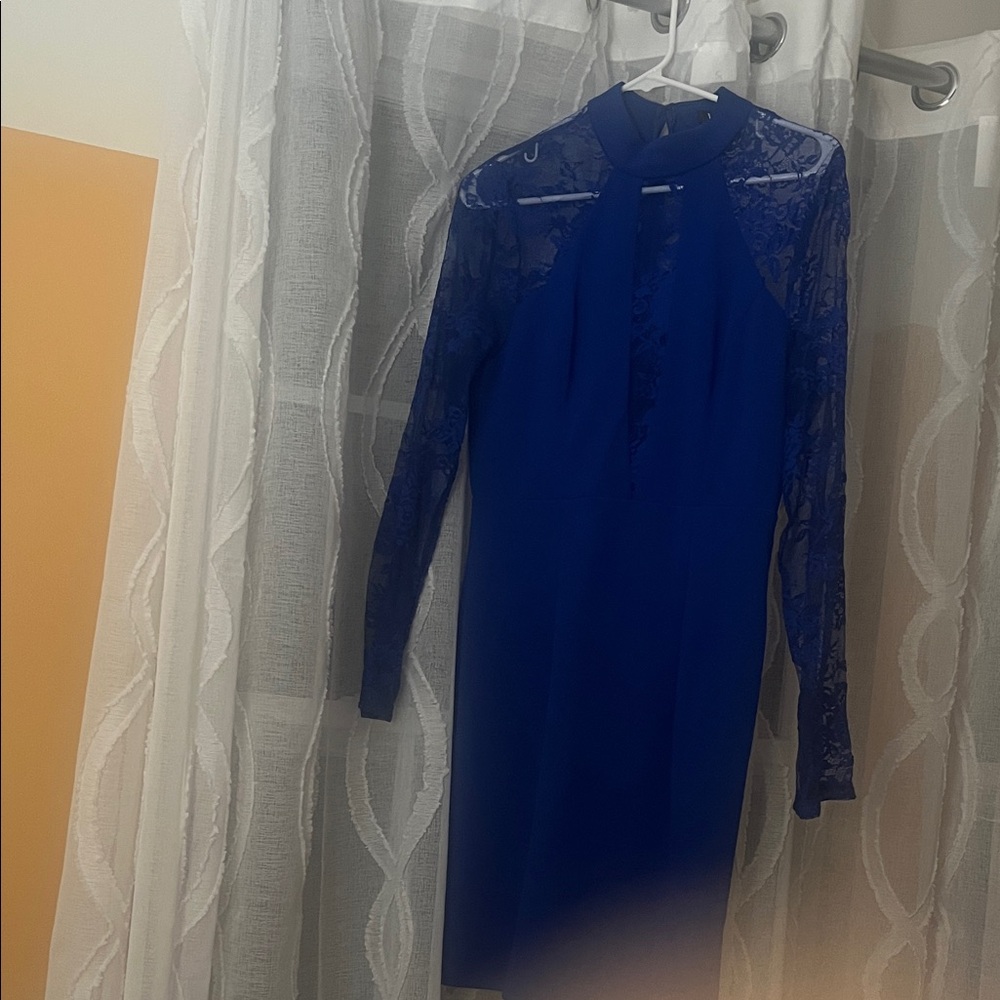 Lulu's Royal Blue Lace Dress